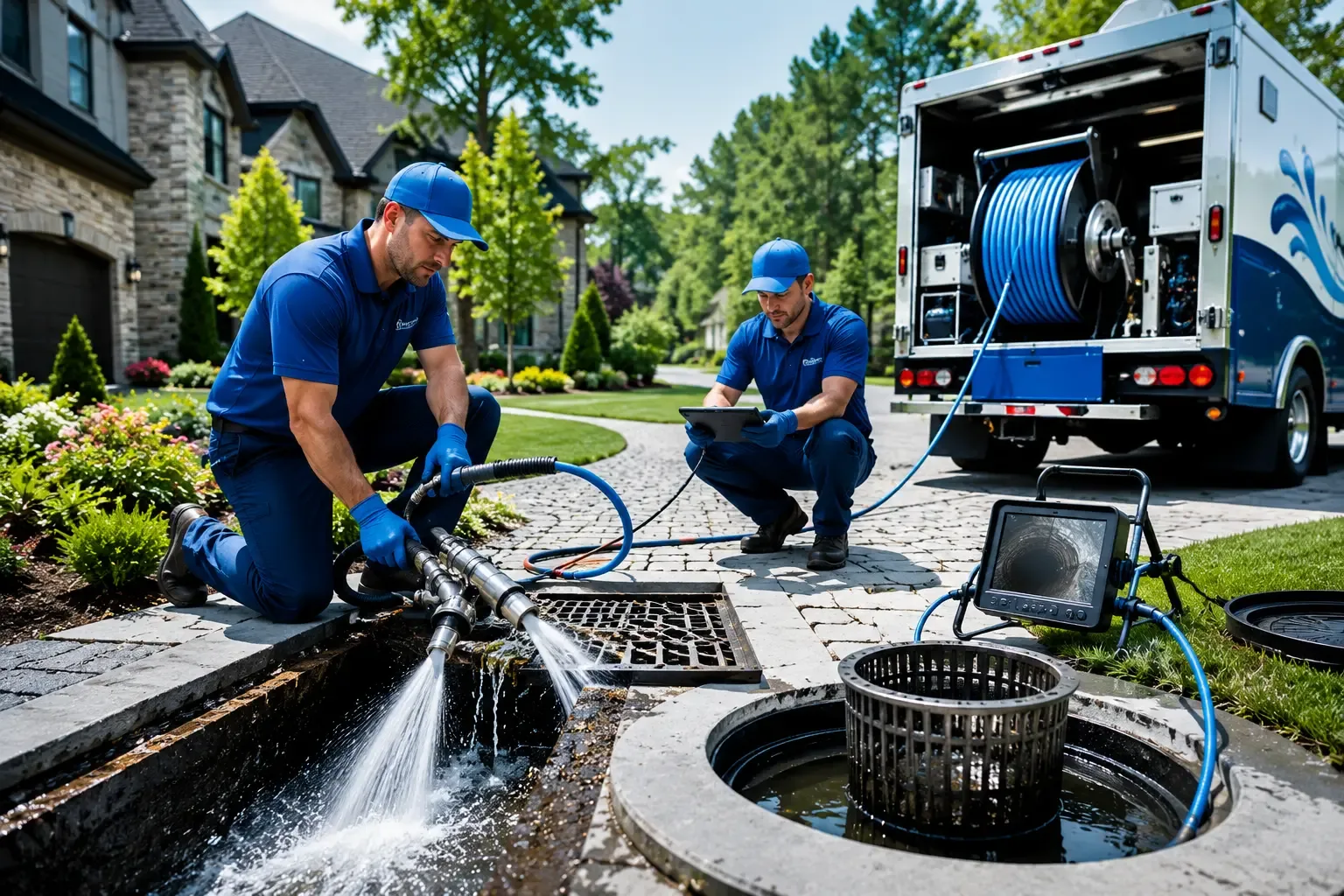 Local outdoor drain cleaning professionals in Newtonville, MA
